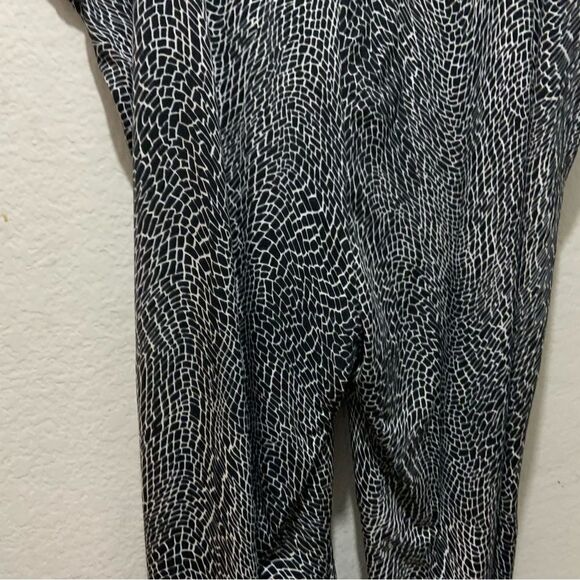 Susan Graver Liquid Knit Pants Woman Size 2X Pull On Heavy Printed Ankle Stretch - Picture 5 of 10